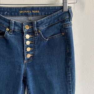 Michael Kors High Rise Selma Skinny Blue Jeans